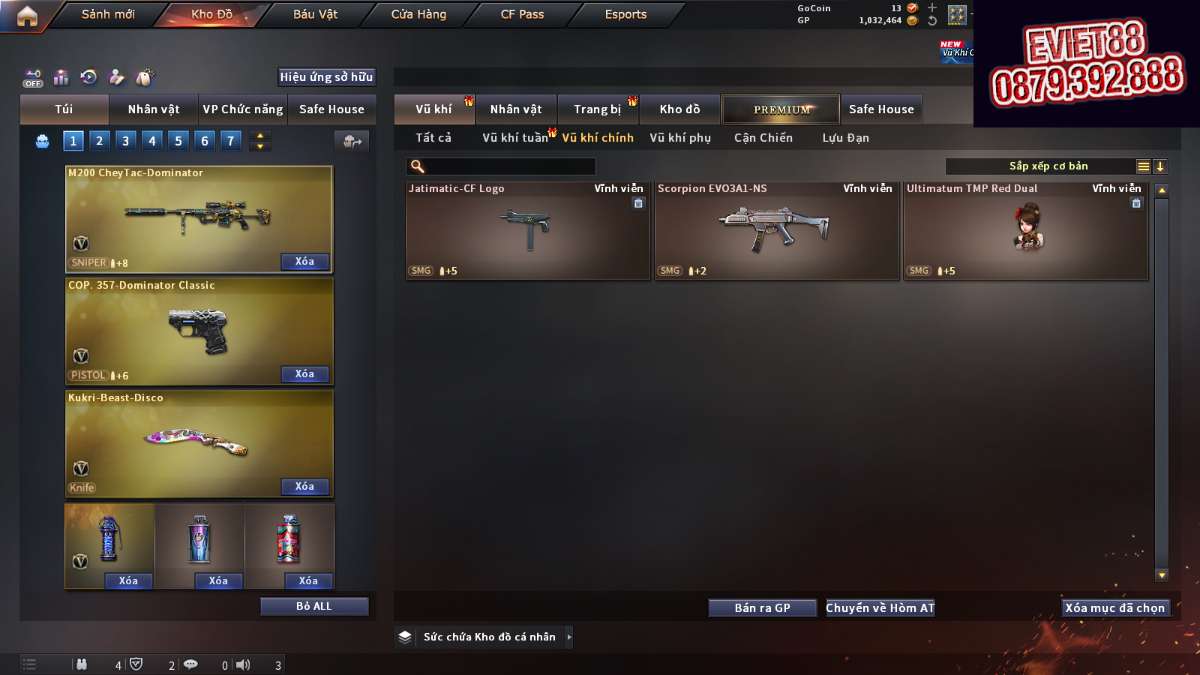 shop acc cf uy tin gia re